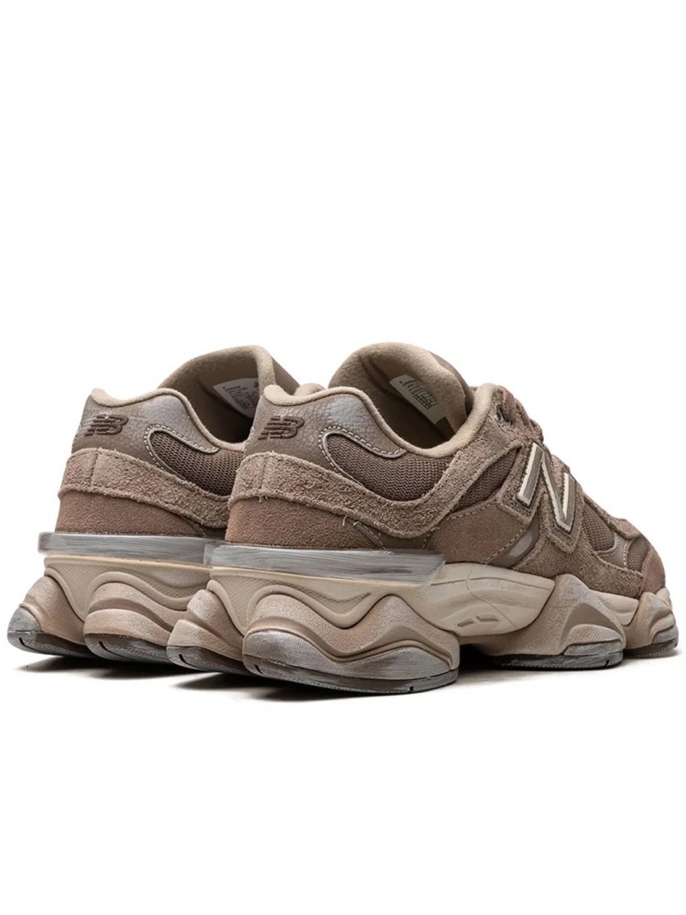New Balance Tan Suede & Mesh Low-Top Sneakers